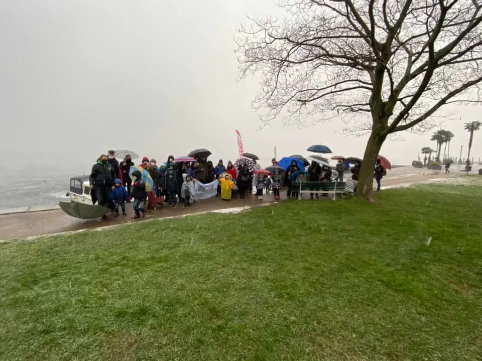 Stresa, piroscafo del Piemonte e Babbo Natale