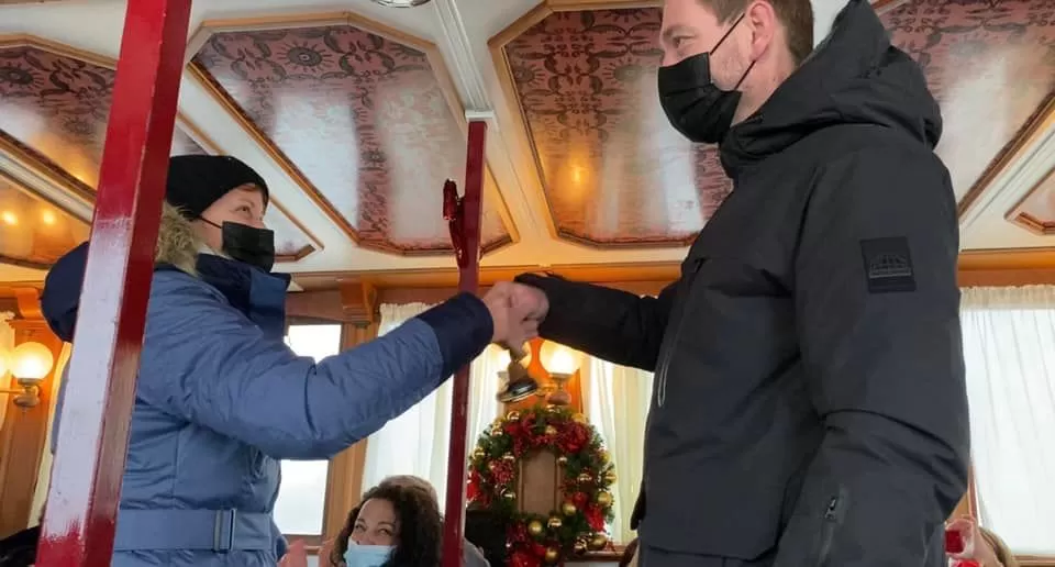 Stresa, piroscafo del Piemonte e Babbo Natale