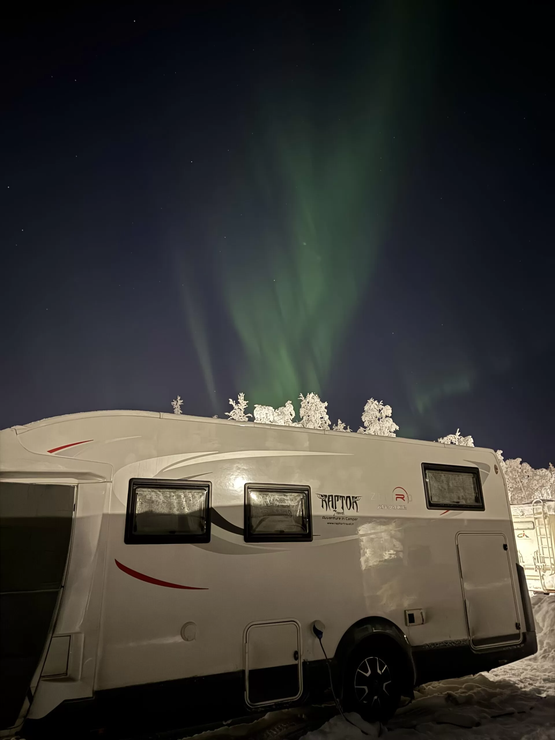 Lapponia inverno in camper Capodanno 2024 primato assoluto -44 gradi!!!