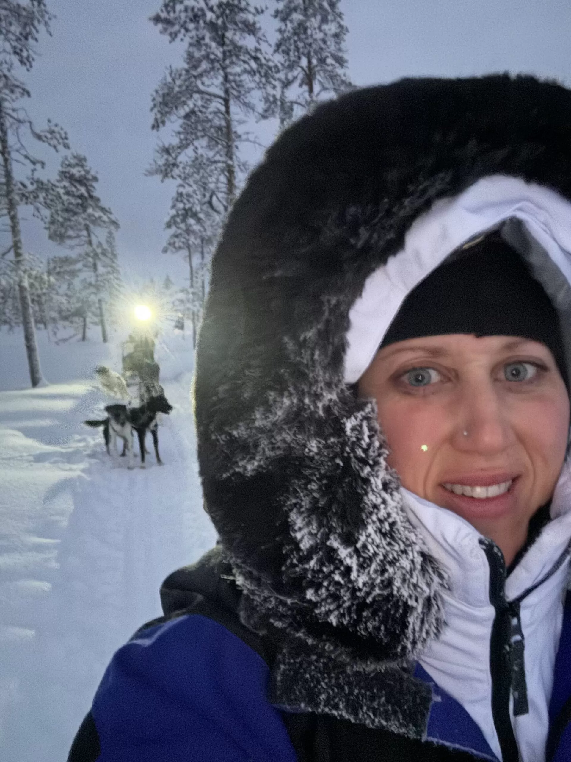 Lapponia inverno in camper Capodanno 2024 primato assoluto -44 gradi!!!