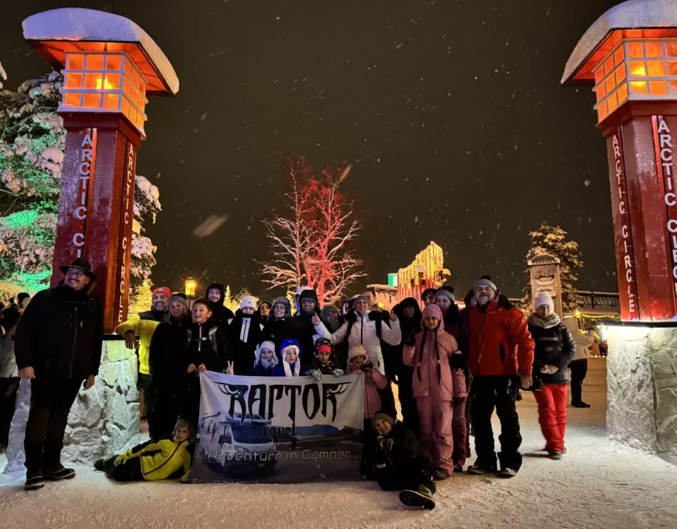 Lapponia inverno in camper Capodanno 2024 primato assoluto -44 gradi!!!